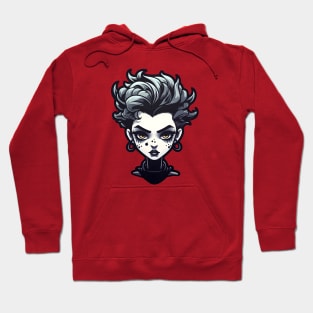 Short hair goth girl Hoodie